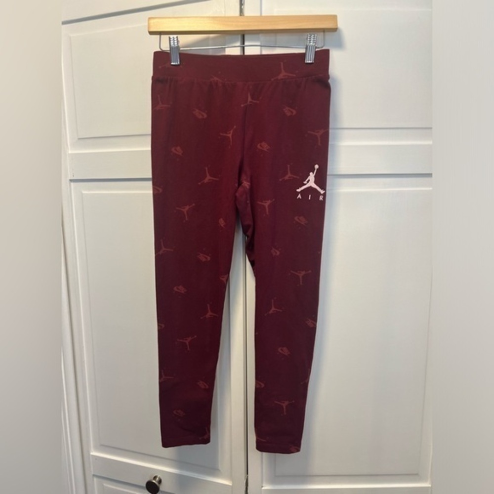 Jordan Jumpman Luxe Court Leggings Size Girls XL Color Burgundy